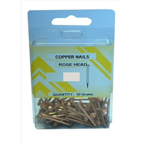 Rose Head Boat Nail 3/4 Inch Copper - Xcel 50g