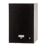 Designer Letterbox Back Open Full Black - Box Design
