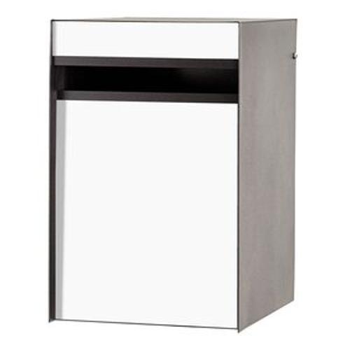 Designer Letterbox Back Open Black/White - Box Design