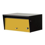 Metro Letterbox Front Open Full Black/Yellow - Box Design