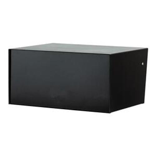 Metro Letterbox Front Open Full Black/Yellow - Box Design