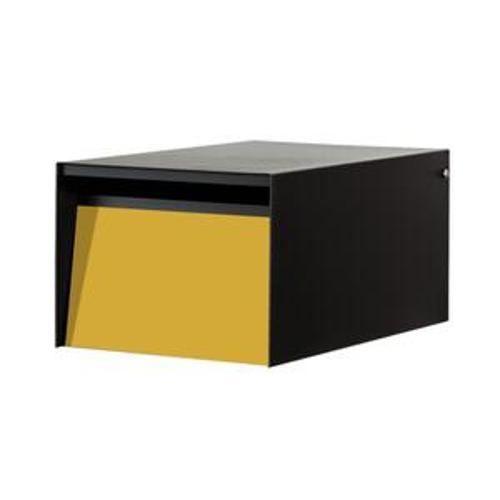 Urban Letterbox Back Open Black/Yellow - Box Design