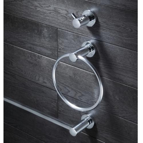 Centro Towel Stirrup 160 x - Heirloom 180mm Ring Chrome YCTRS