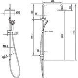 Wairere Shower System Chrome WISSCP - Methven