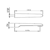 Echo Bath Spout Wall Mounted Chrome E9702 - Methven