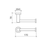 Cosmo Toilet Roll Holder Chrome - Caroma