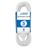 Extension Lead 5m 10A White - AMPD