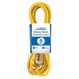 Extension Lead 5m 10A Heavy Duty Yellow - AMPD