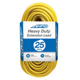 Extension Lead 25m 10A Heavy Duty Yellow - AMPD