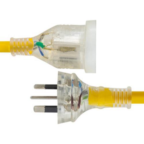 Extension Lead 25m 10A Heavy Duty Yellow - AMPD
