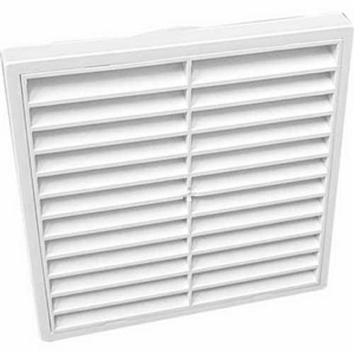 Fixed Louvre Grille White - Manrose 125mm