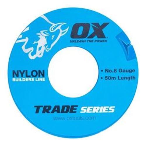 Trade Builder's Line Number 8 50 Metre Lime OX-T102805 - OX Tools