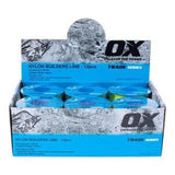 Trade Builder's Line Number 8 50 Metre Lime OX-T102805 - OX Tools