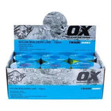 Trade Builder's Line Number 8 50 Metre Lime OX-T102805 - OX Tools