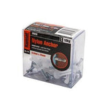 Round Head Nylon Anchor Zinc Nail-In M6.5 - Ramset 25mm 25 Pack