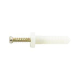 Round Head Nylon Anchor Zinc Nail-In M6.5 - Ramset 25mm 25 Pack