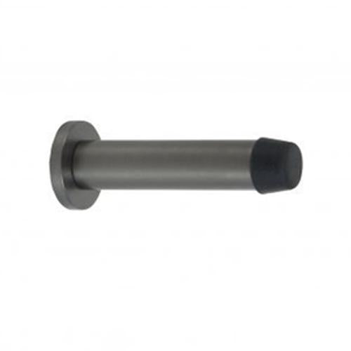 85mm Doorstop Concealed Skirting Fix Graphite Nickel - Windsor Hardware