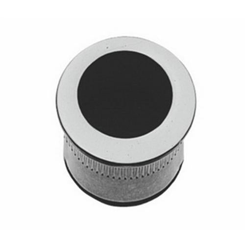 Sliding Edgepull Round Graphite Nickel