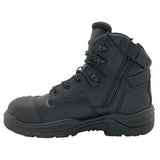 Sitemaster Side Zip Composite Toe and Plate Safety Boot Black US Size 13