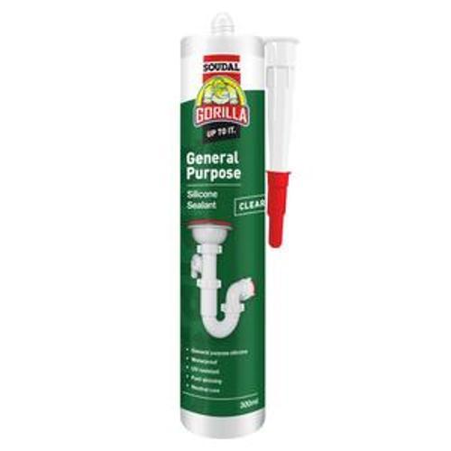 General Purpose Silicone Sealant Translucent - Gorilla 300ml