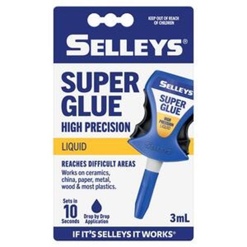 Super Glue Liquid High Precision - Selleys 3ml