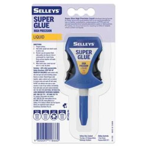 Super Glue Liquid High Precision - Selleys 3ml