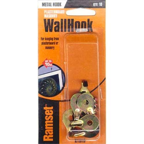 Wall Hook Utility Zinc Plated 10 Pack - Ramset