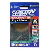 Fasten Strong Bugle Head Batten Screw 14g 50mm Black T40 inc. Driver Bit 25pk