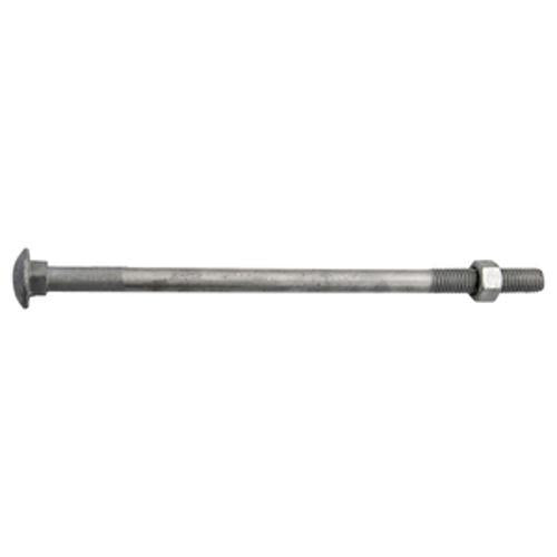 Coach Bolt and Nut 12 x - Ecko 260mm 4.6 Galvanised Steel