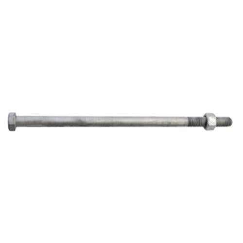 Engineer Bolt and Nut M12 x - Ecko 220mm Hex Head 4.6 Galvanised Steel