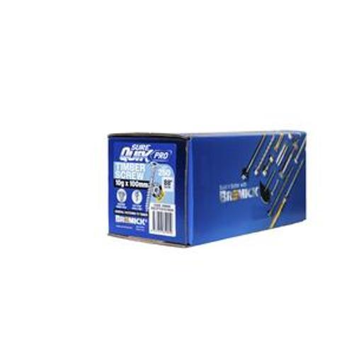 SureQuik Pro Wood Screw - Bremick 10G 100mm B8 T25 250 Packet