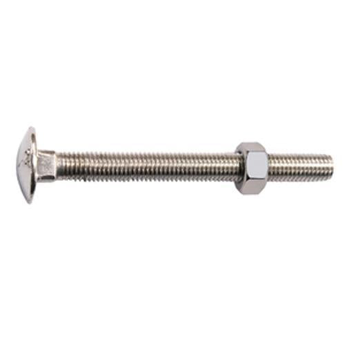 Coach Bolt and Nut 12 x - Ecko 150mm T316 Stainless Steel