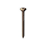 Bremick Bronze Deck Screw Raised 10g x 65mm 100 Box