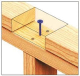 StudLok Structural Screw Blue Head - BOWMAC 170mm 200Pack