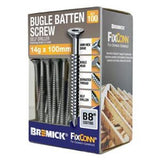 FixConn 14g x 100mm Bugle Head Self Drilling Metal Batten Screw B8 Coated 100