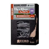 Decking Screws Trim Head T25 Torx Drive 12g 65mm Stainless Steel T316 250 Box