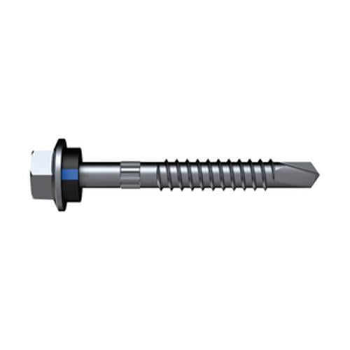 Self Drilling Screw for Metal with NEO Washer 14g x 42mm Hex Flange Head Class 4