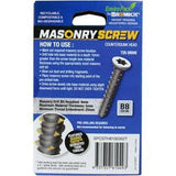 Masonry Screw Countersunk Head B8 T25 5 x - Bremick 30mm 100 Box