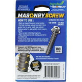 Masonry Screw HEX Head B8 T20 5 x - Bremick 45mm 100 Box