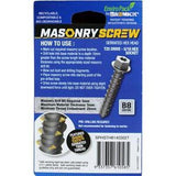 Masonry Screw HEX Head B8 T25 6.5 x - Bremick 30mm 50 Box