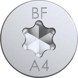 Fasten Strong Bugle Batten Screw Stainless Steel 316 T40 14g 75mm 100 Box