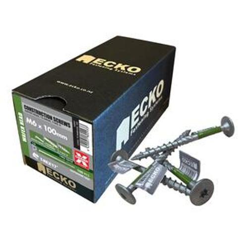 T-REX17 Construction Screw Wafer Head M6 - Ecko 100mm T30 XGuard 100 Pack