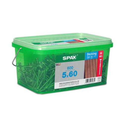 A2/304 Decking Screw Value Pack 5 x - SPAX 60mm