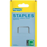 Tacker Staples 140/6 - RAPID 6mm Galvanised 2000 Pack