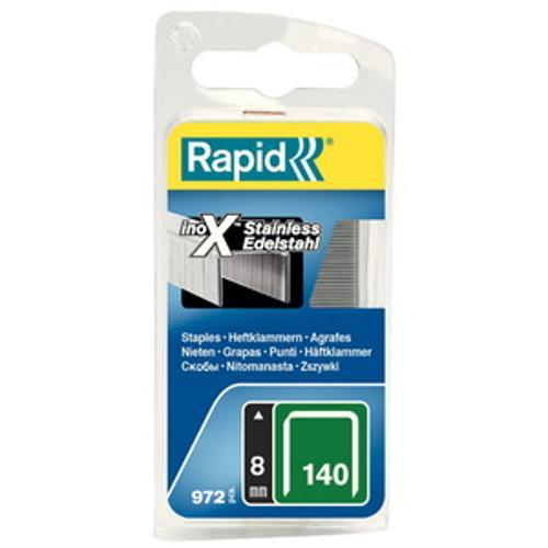 Tacker Staples 140/8 Stainless Steel 972 Pack - RAPID