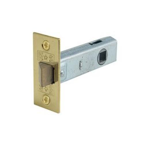 Tubular Latch 57mm 76mm Case Polished Brass - Windsor Hardware