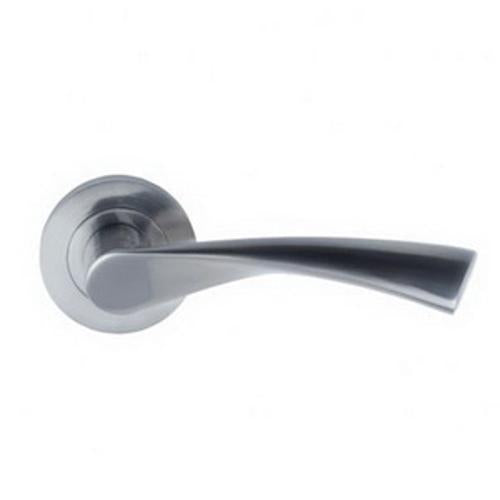 Futura Helix Dummy Lever Left Brushed Nickel - Windsor Hardware