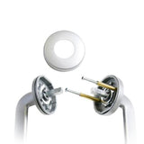 Velocity Standard Rose Series Lever Set Satin Chrome L3 DP LVEL1/L3SCDP