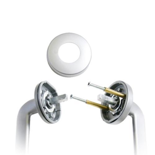 Velocity Standard Rose Series Lever Set Satin Chrome Pearl L4 LVEL1/L4SP