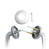 Velocity Standard Rose Series Lever Set Satin Chrome Pearl L3 DP - Lockwood